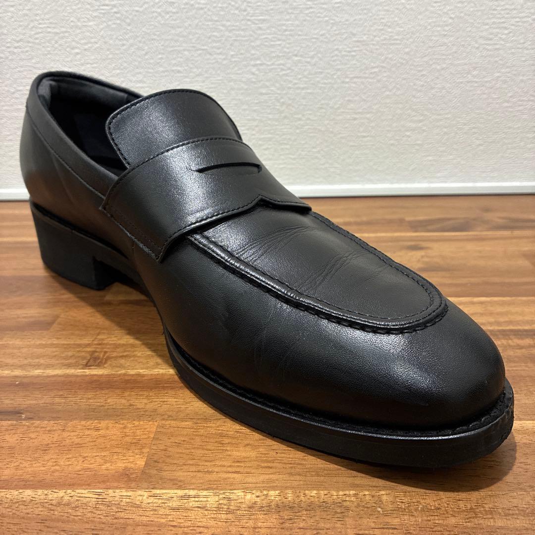 UNITED TOKYO ブラック 「いつでもレザーローファー」美品