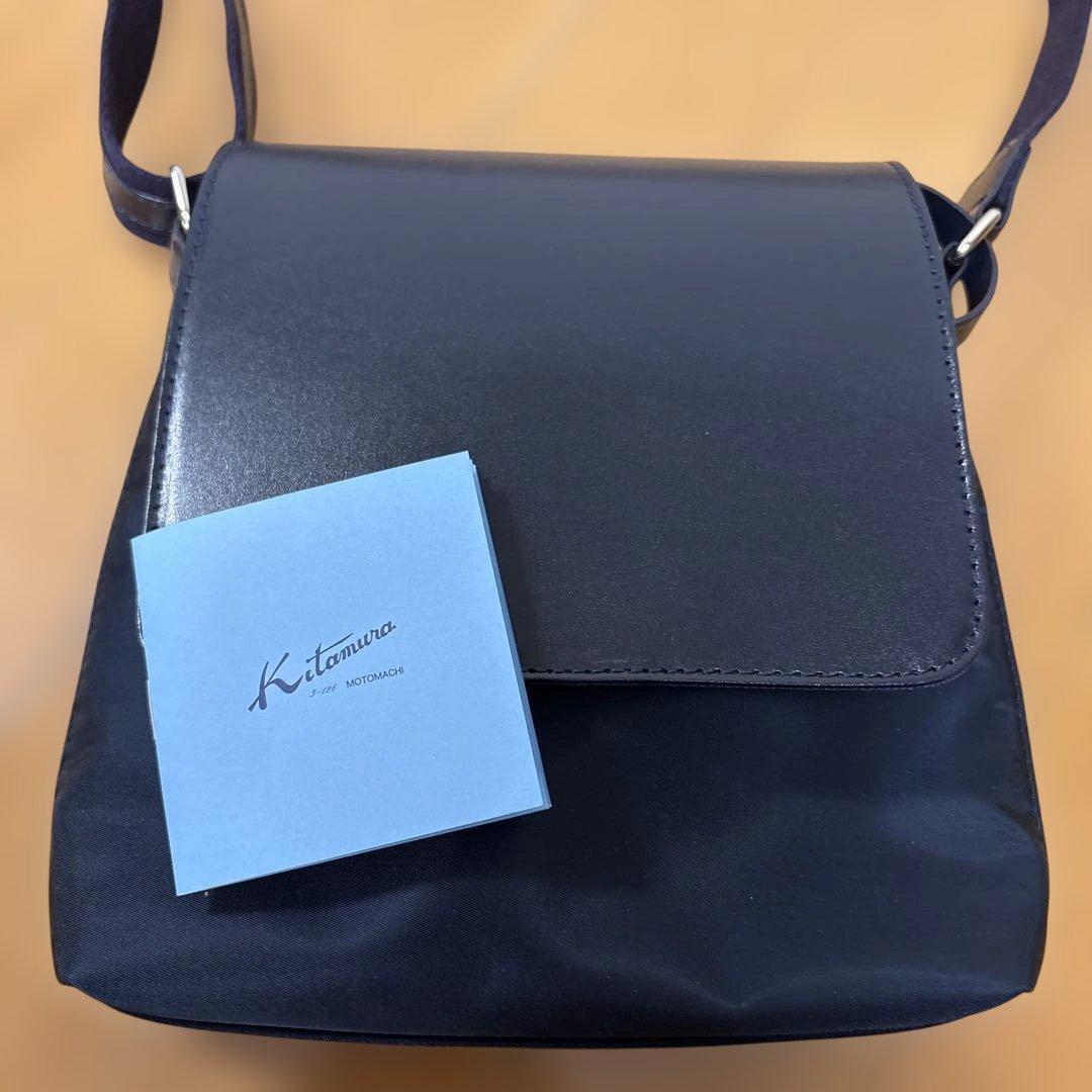 高田純次プロデュースキタムラお散歩バック2nd ダークブルー　美品