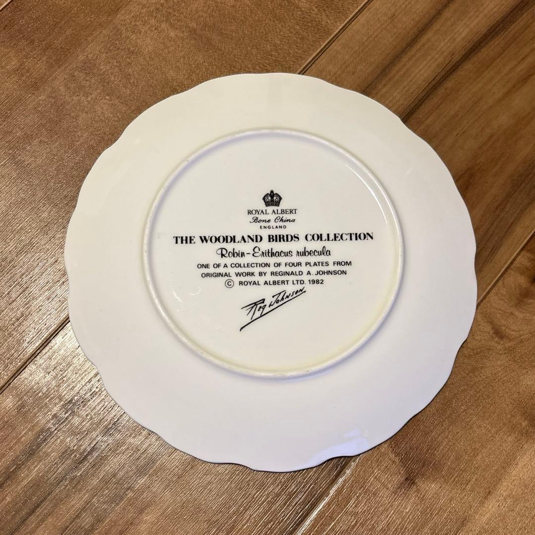 ロイヤルアルバート 4点 ディスプレイプレート 鳥 カップアンドソーサー 鈴蘭