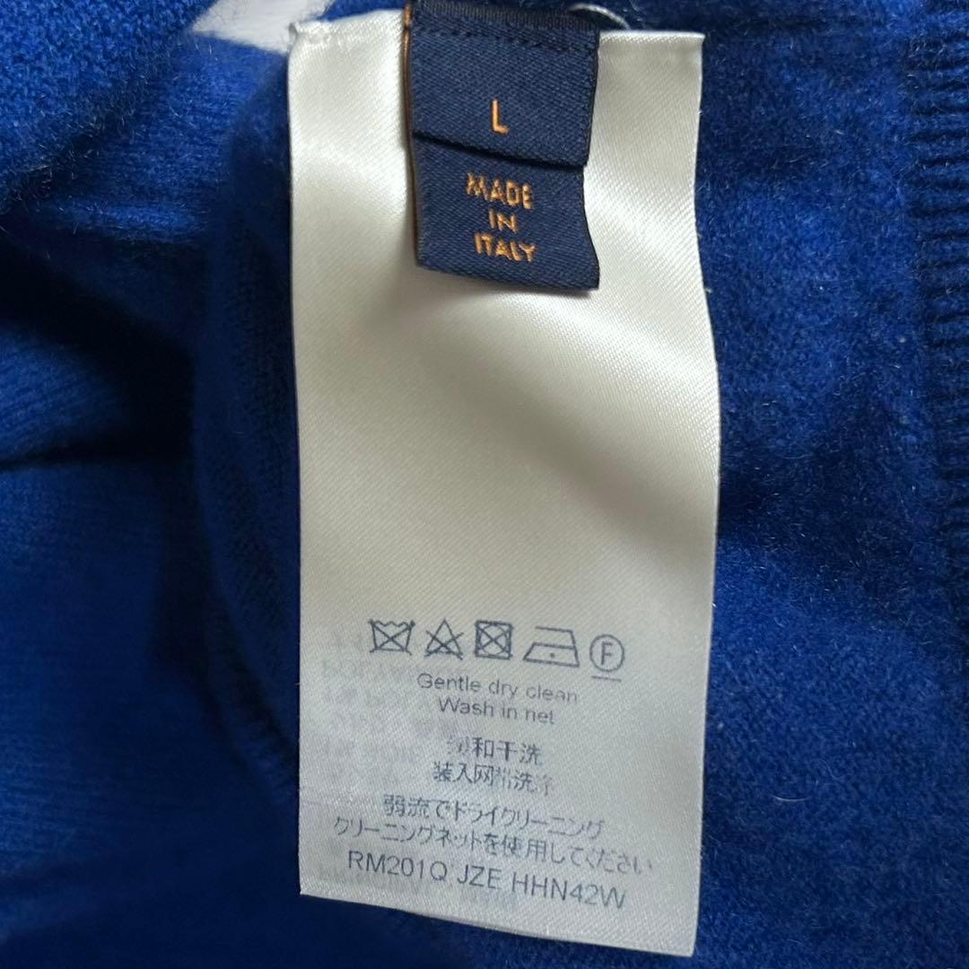 5957【人気デザイン・美品】ルイヴィトン‪☆インサイドアウトロゴ入りニット