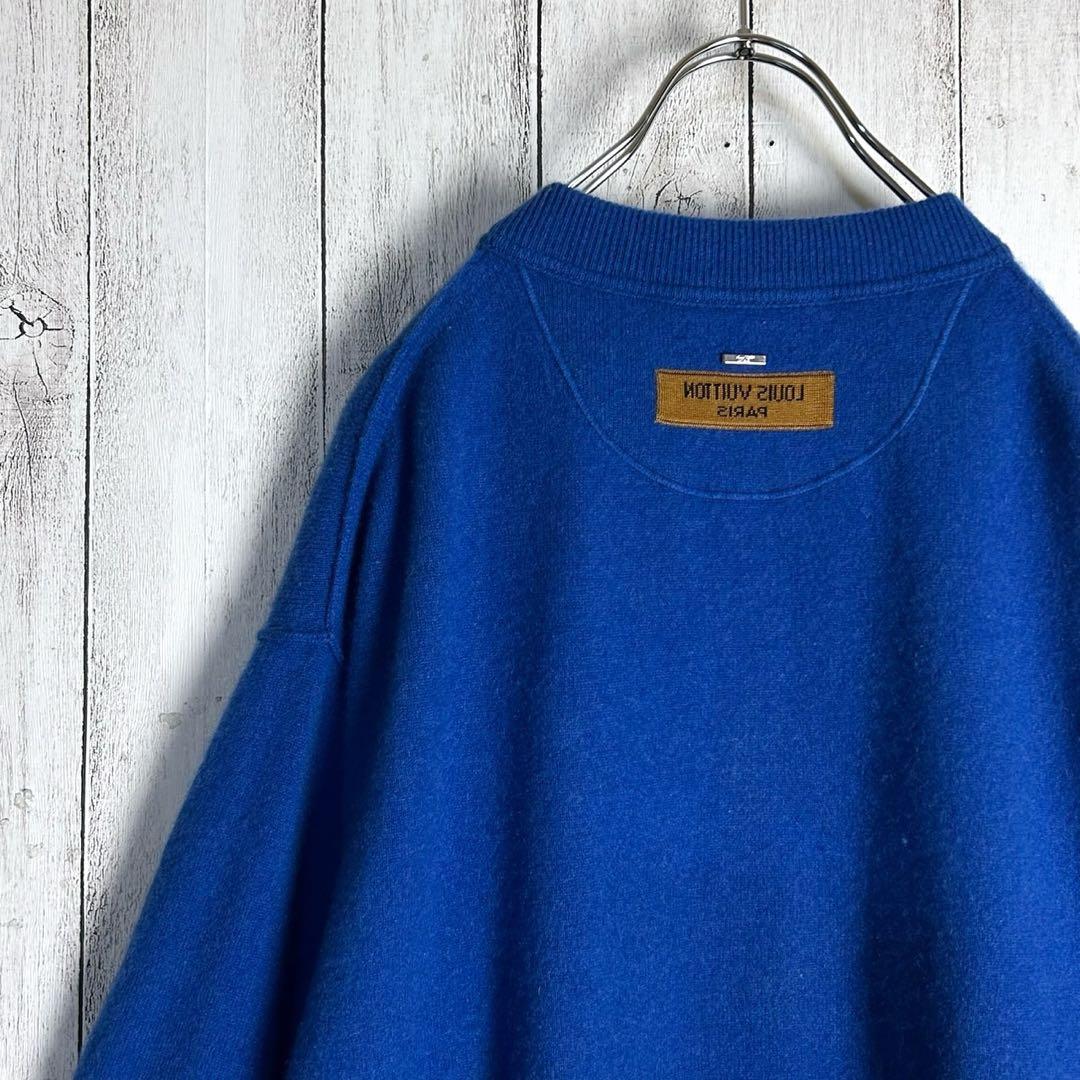 5957【人気デザイン・美品】ルイヴィトン‪☆インサイドアウトロゴ入りニット