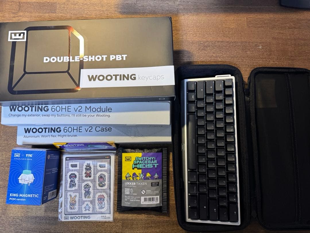 Wooting 60he v2 + トラベルケース　【未使用品】