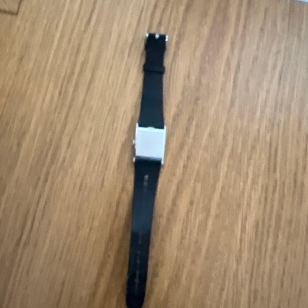 ROLEX Cellini ブラックレザーバンド時計