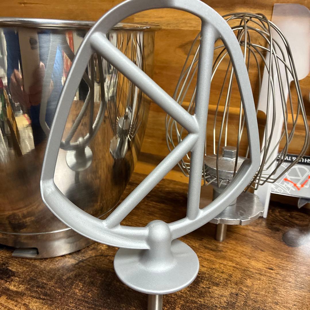 愛工舎製作所)ケンミックス用ボール、ホイッパー、ビーター。新品、未使用品