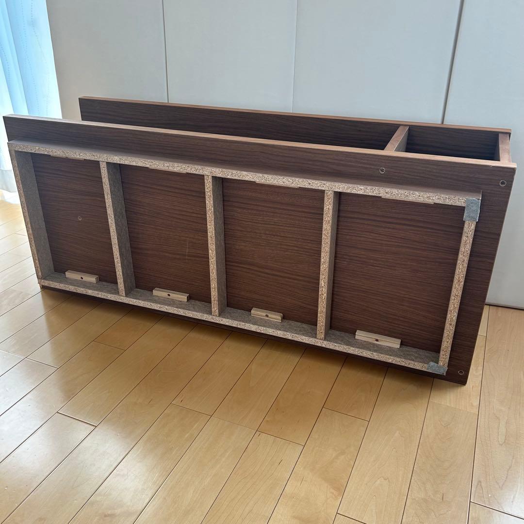 センターテーブル　テレビボード　ウォールナット　幅120 コネクト