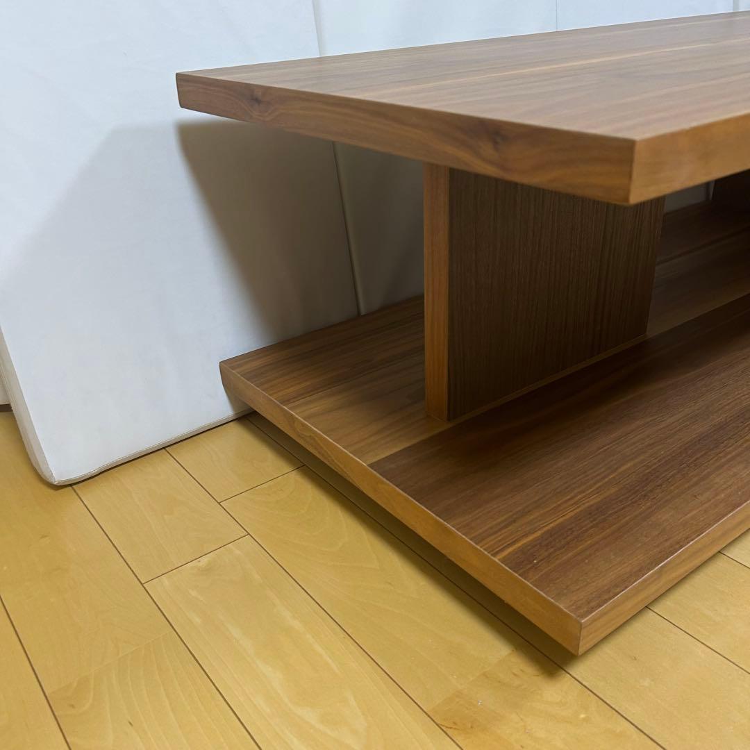 センターテーブル　テレビボード　ウォールナット　幅120 コネクト