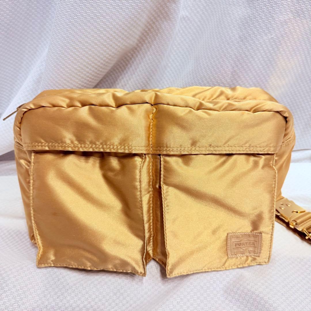 【希少】POTER タンカー　ビームス　ユナイテッドアローズ　金色　ボディバッグ