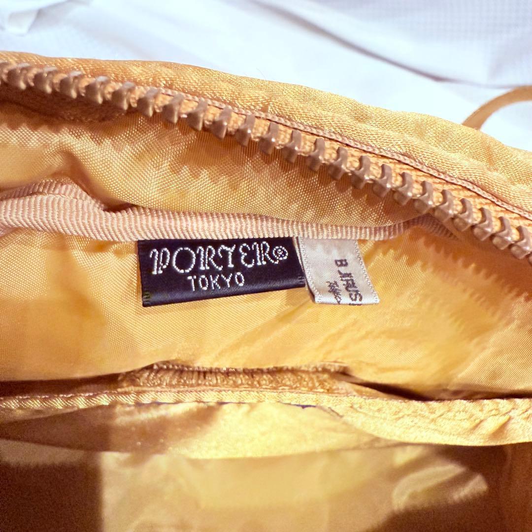 【希少】POTER タンカー　ビームス　ユナイテッドアローズ　金色　ボディバッグ