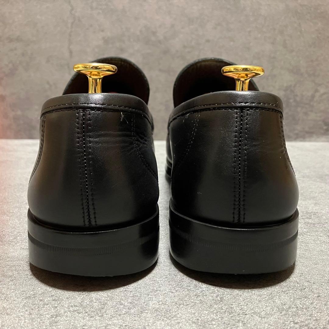 美品　フェラガモ　ローファー　スリッポン　ガンチーニ　ブラック　2198