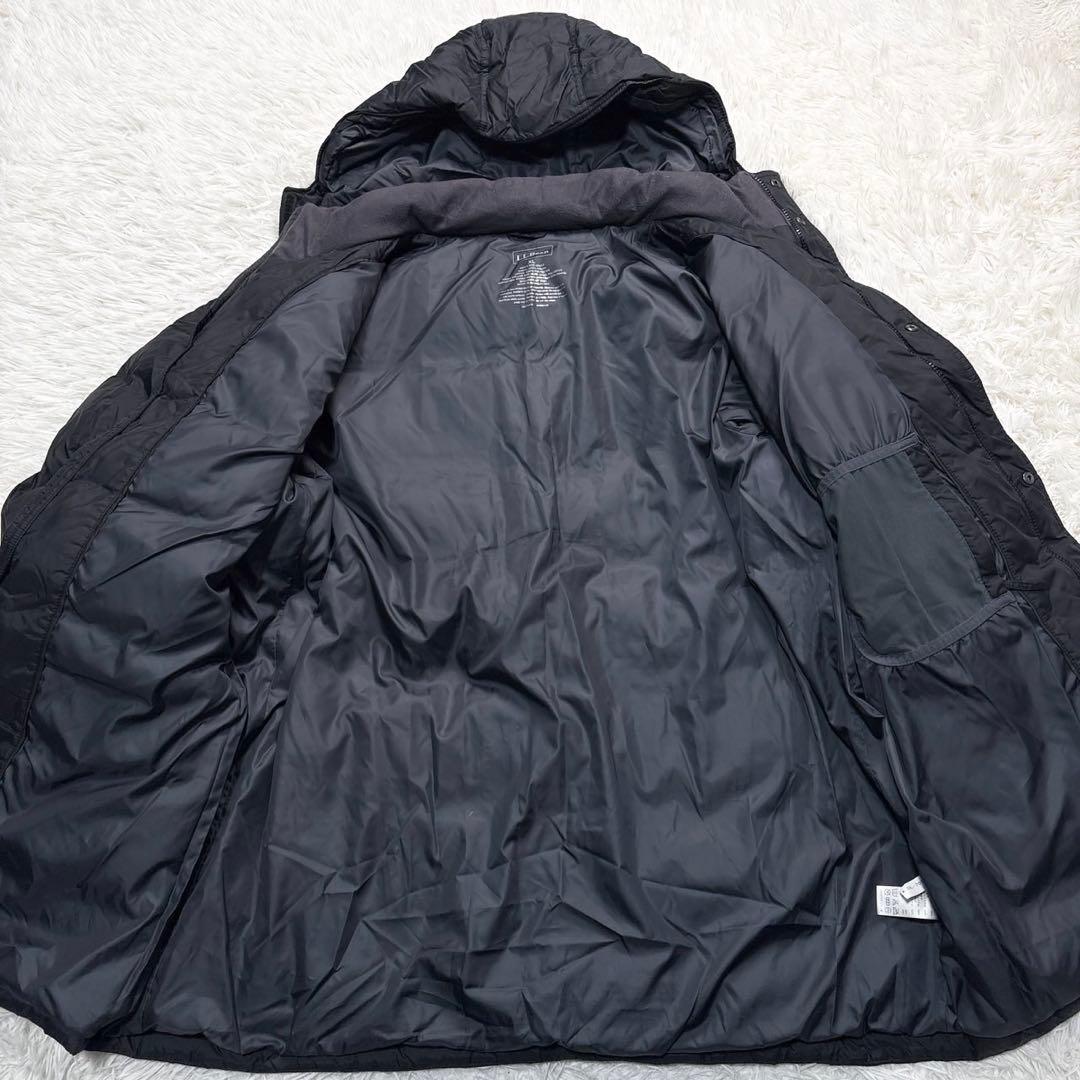 エルエルビーン LLBean ダウンジャケット XL ブラック フード