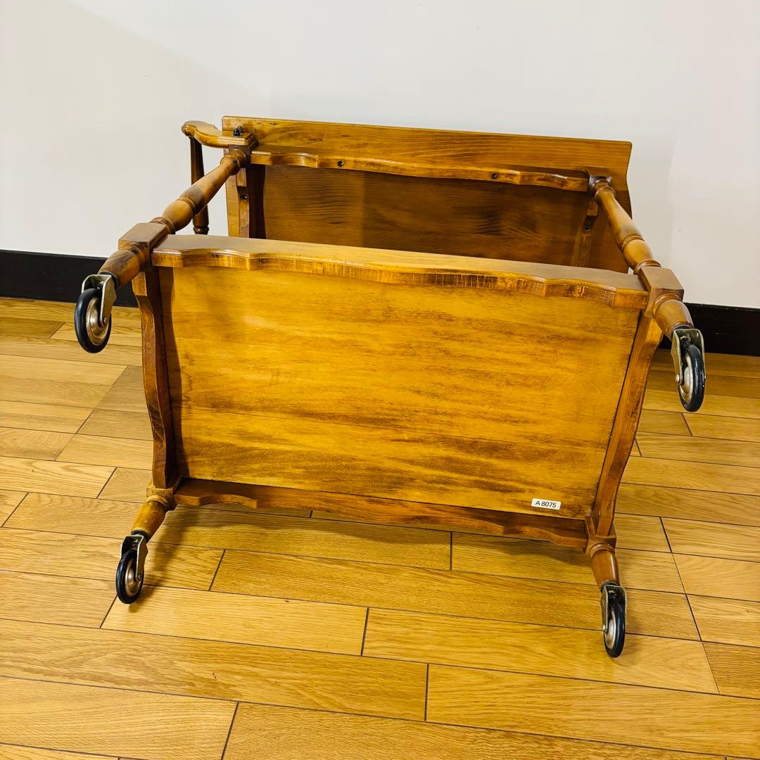 karimoku カリモク　アンティーク　キッチンワゴン 　レトロ　【送料無料】