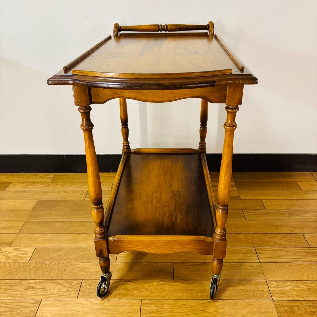 karimoku カリモク　アンティーク　キッチンワゴン 　レトロ　【送料無料】