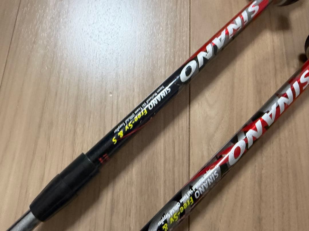 ★お洒落★シナノ　スキーポール ストック 収縮ポール　調整可能