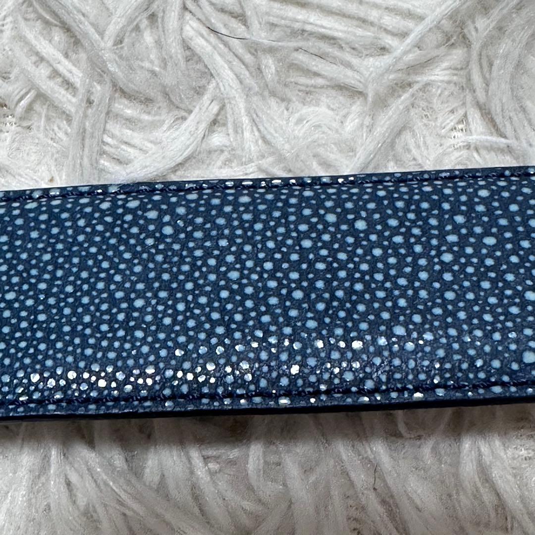 Elliot Rhodes 本革 スワロ装飾バックル ベルト