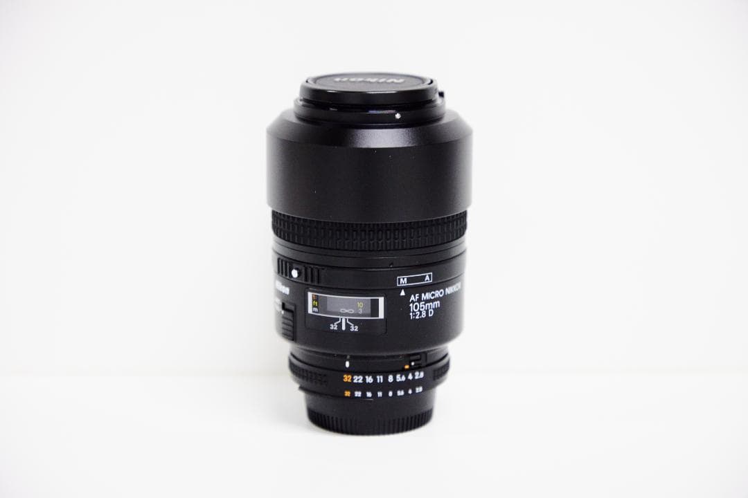 NIKON AF MICRO NIKKOR 105mm F2.8 D フード付き