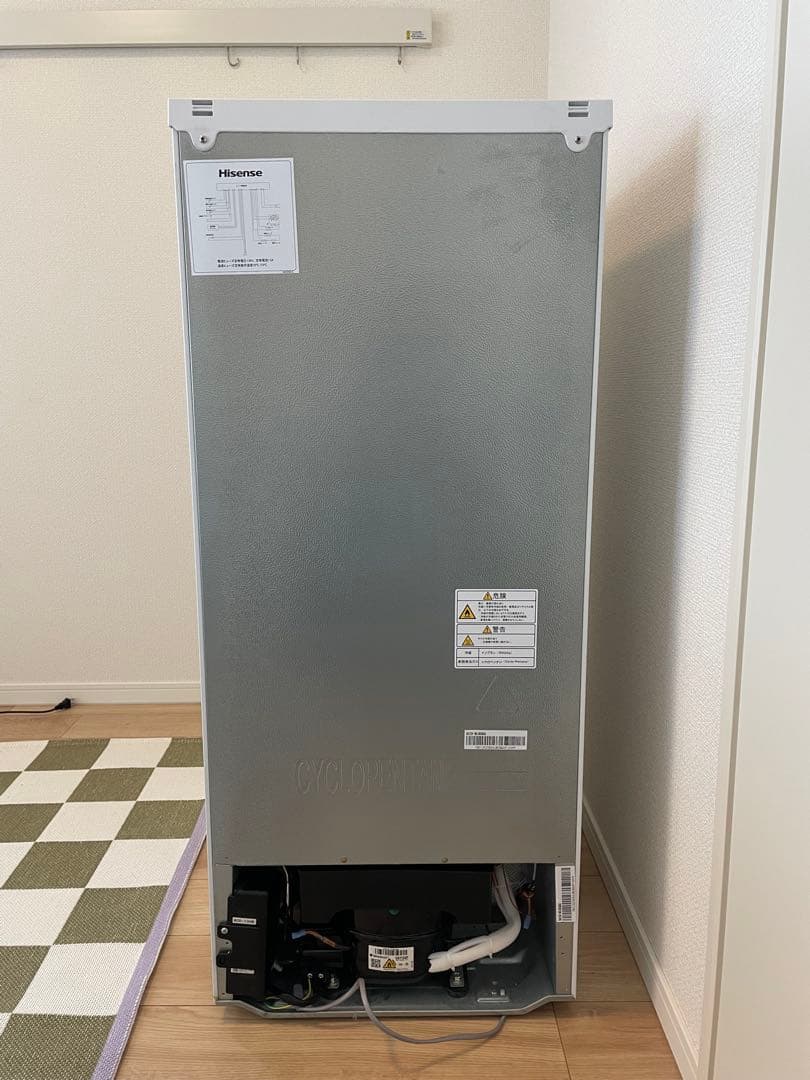 ハイセンス製 HR-D1304 130L 2ドア冷蔵庫(22年製)
