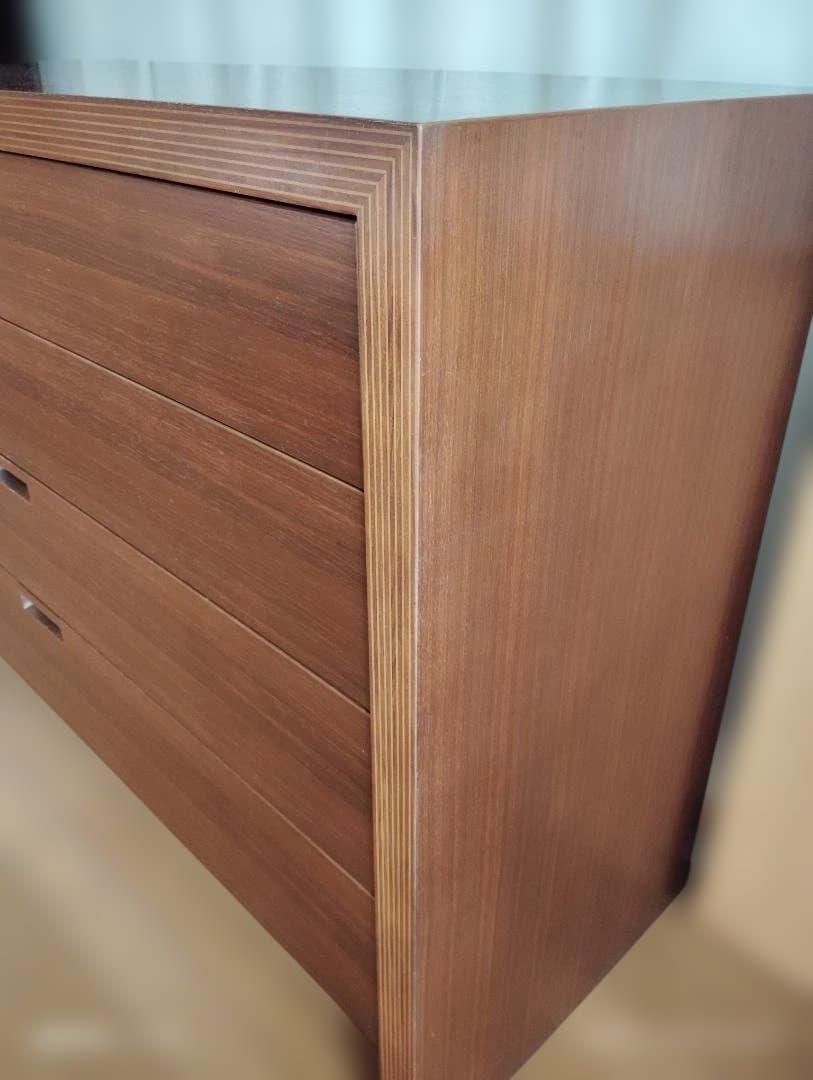 カンディハウス ストライプ チェスト DR-120 ウォールナット