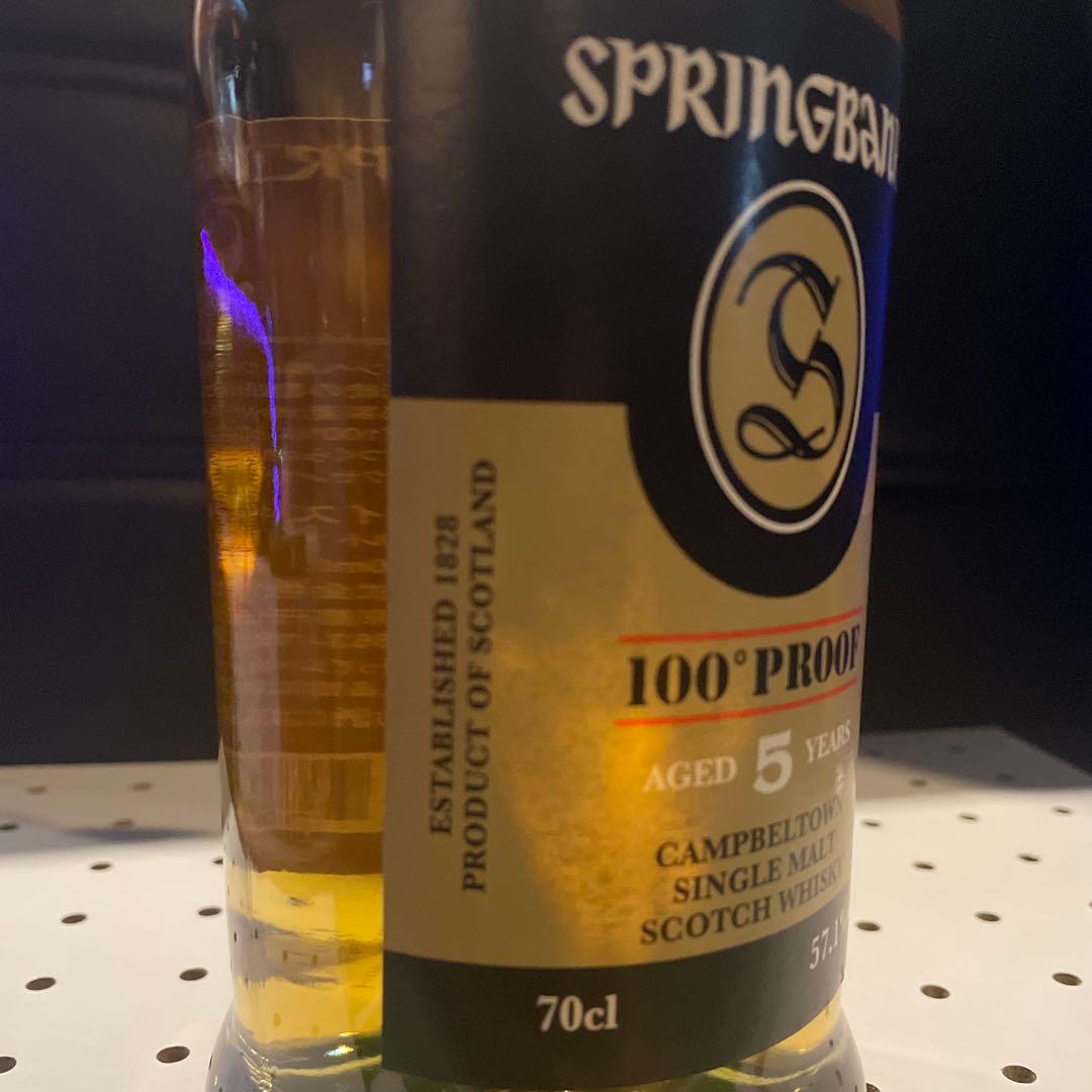 SPRINGBANK 100°PROOF 5年