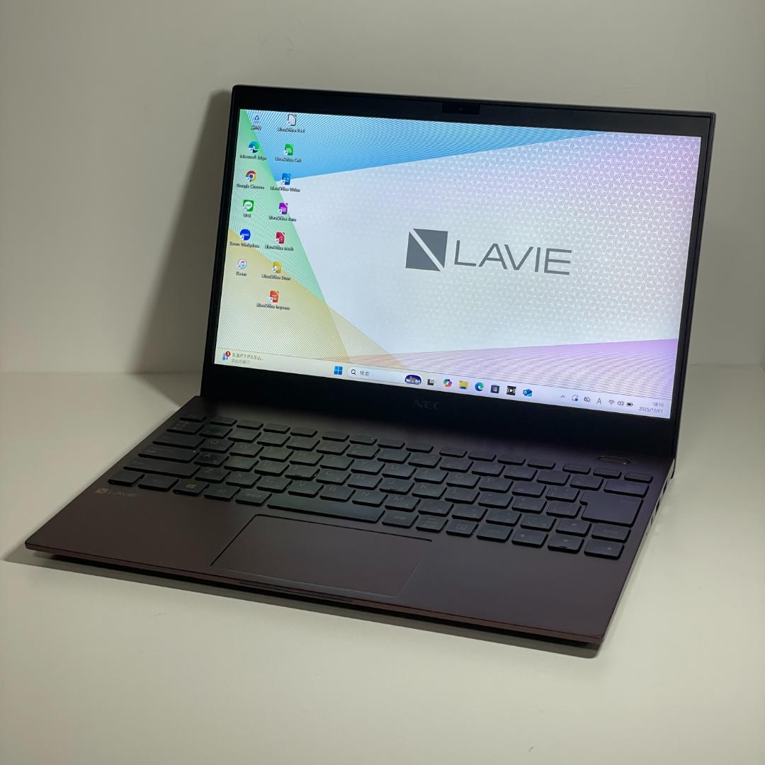 第11世代i5 LAVIE Pro Mobile SSD512GB FHD 軽量