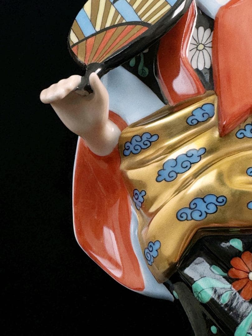 ヘレンド フィギュリン シノワズリ 芸者 西安の黒 人形