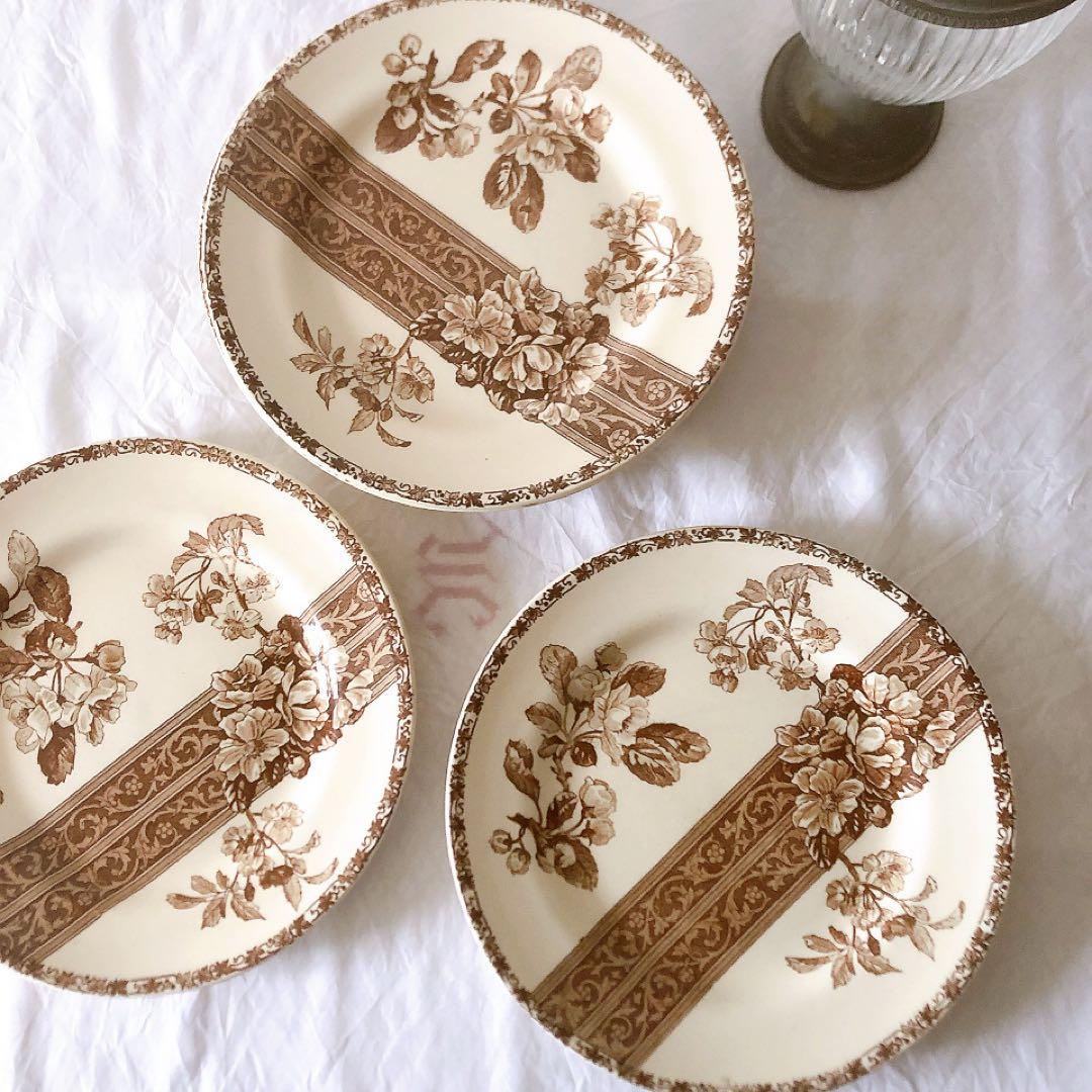グランデポ　エミールブルジョワ　ディナープレート G フランスアンティーク食器