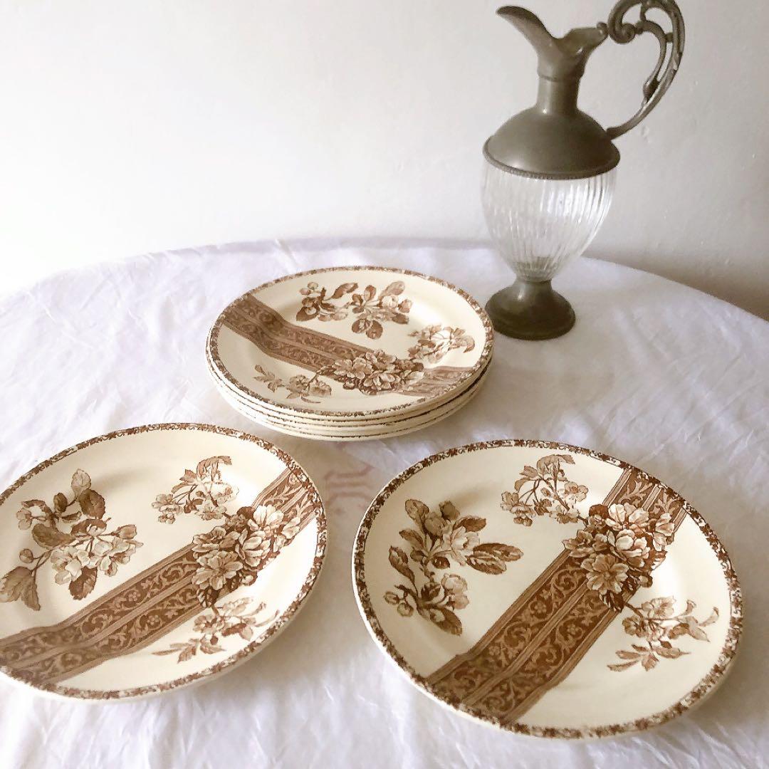 グランデポ　エミールブルジョワ　ディナープレート G フランスアンティーク食器