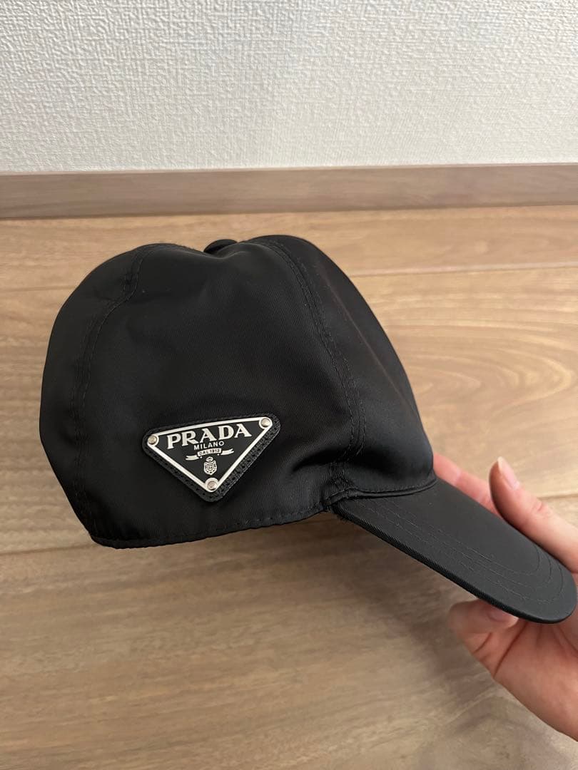 PRADAナイロンベースボールキャップ(サイズXL)