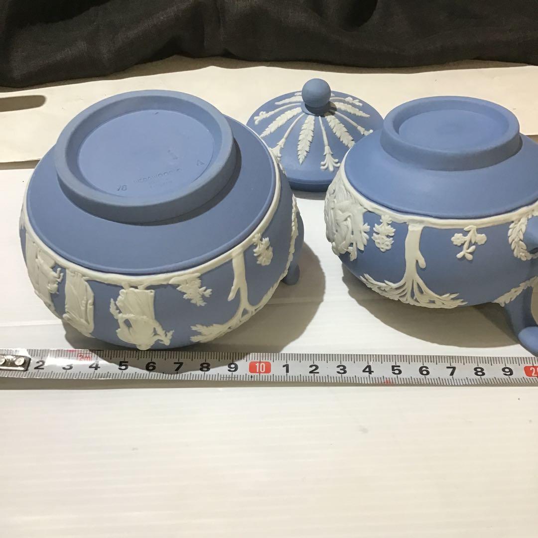 新品同様ウェッジウッド ジャスパー デミタスコーヒーセット ジャスパーウェア