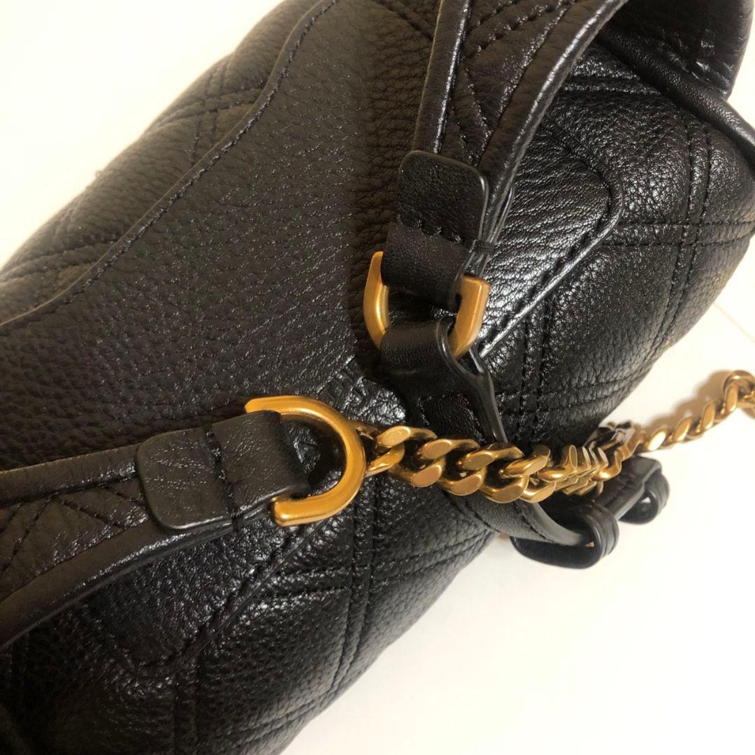 マークジェイコブス　ブラックレザー ボディバッグ・ウエストポーチ