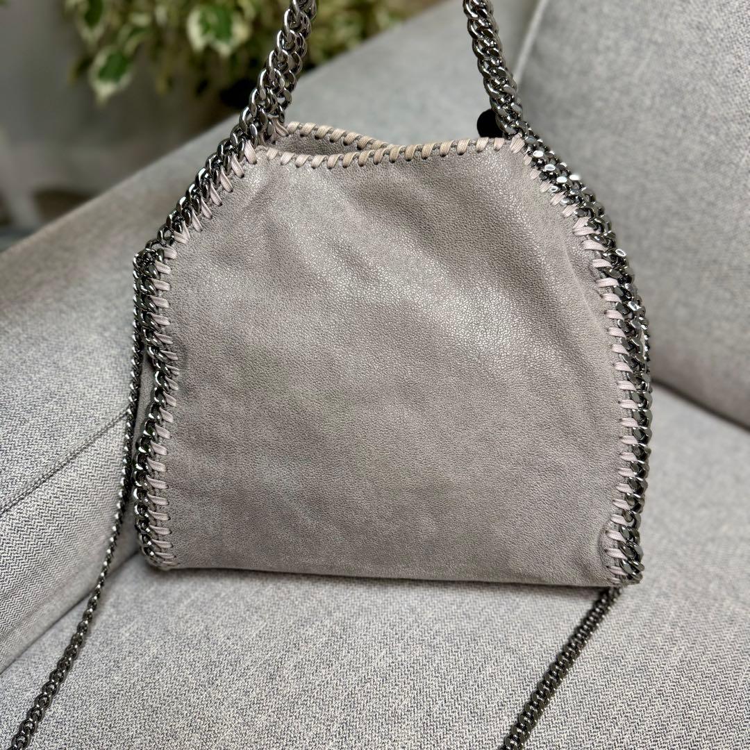 ステラ マッカートニー ファラベラ ミニ トートバッグ ライトグレー