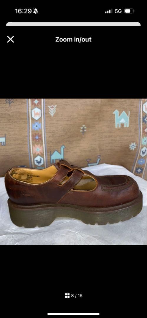 イングランド製 Dr.Martens メリージェーン UK6 25cm ブラウン