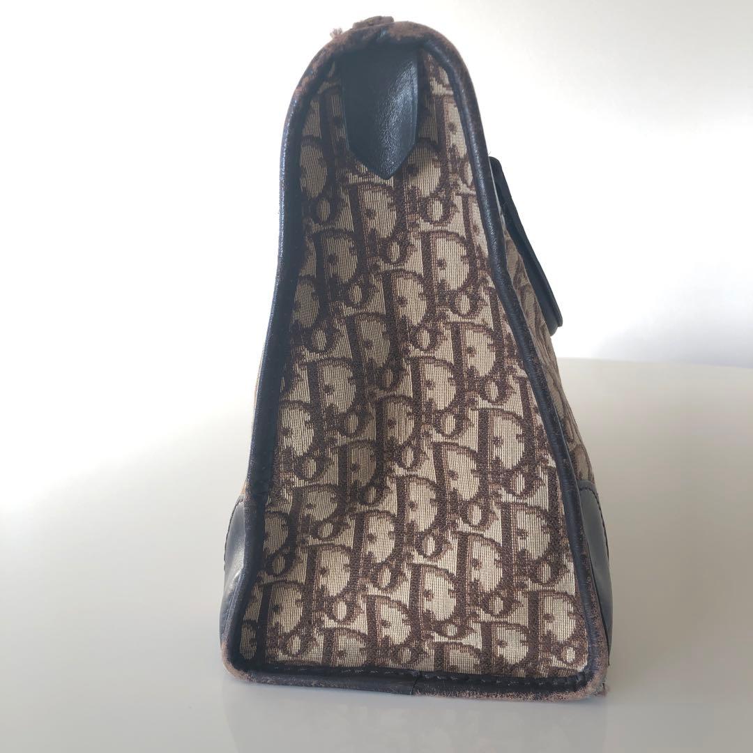 値下げします！Dior トートバッグ キャンバス レザー ブラウン