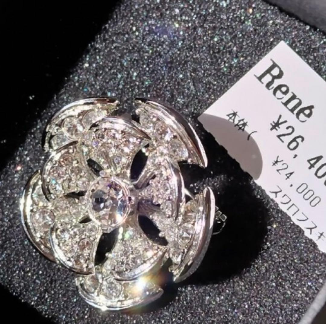 René スワロフスキー ブローチ