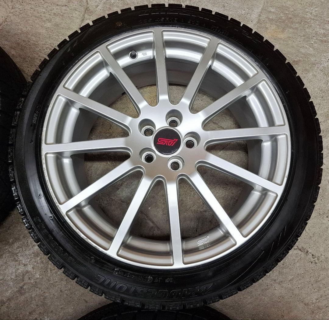 スバル レガシィ STI ts 18インチ 8.0J 純正 ホイールタイヤ
