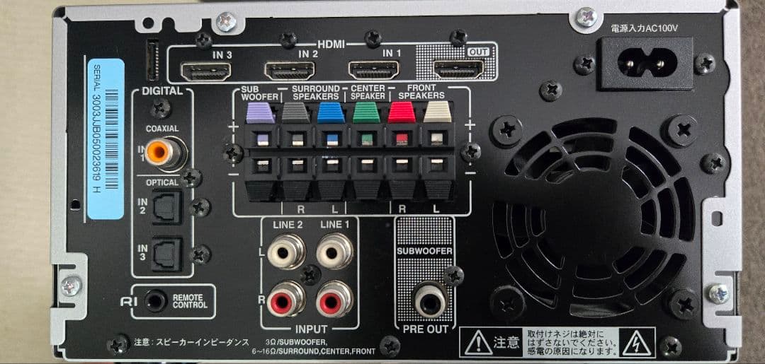 【本格3.1chセット】ONKYO AVセンター ＋ スピーカー一式