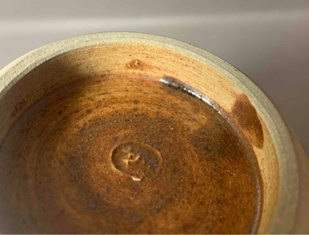 茶道具　膳所焼　雲鶴画　安南写茶碗　即中斎　陽炎園