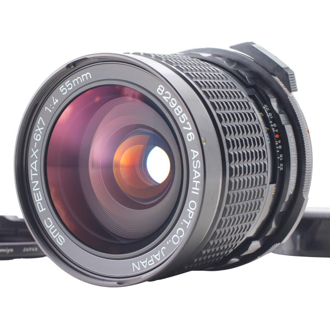 【美品】ペンタックス 中判レンズ Pentax6x7 SMC 55mm F4