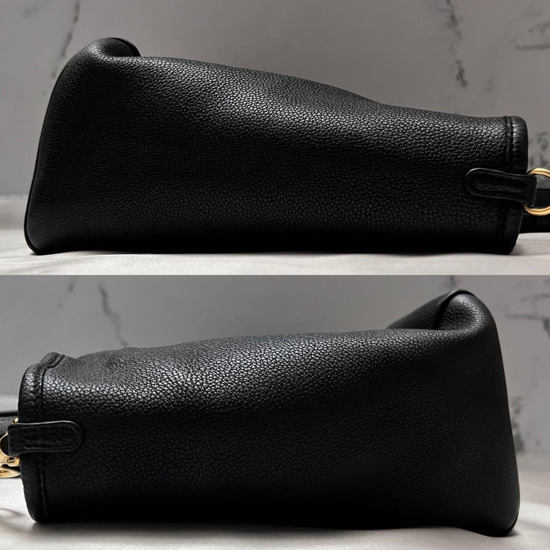 ◇袋付き美品◇セリーヌ　フォールドカバスモール　ブラック　2way トートバッグ