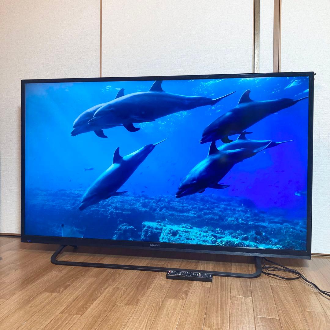 美品 山善 4K 60インチ テレビ QRIOM QRS-60U4K 2018年