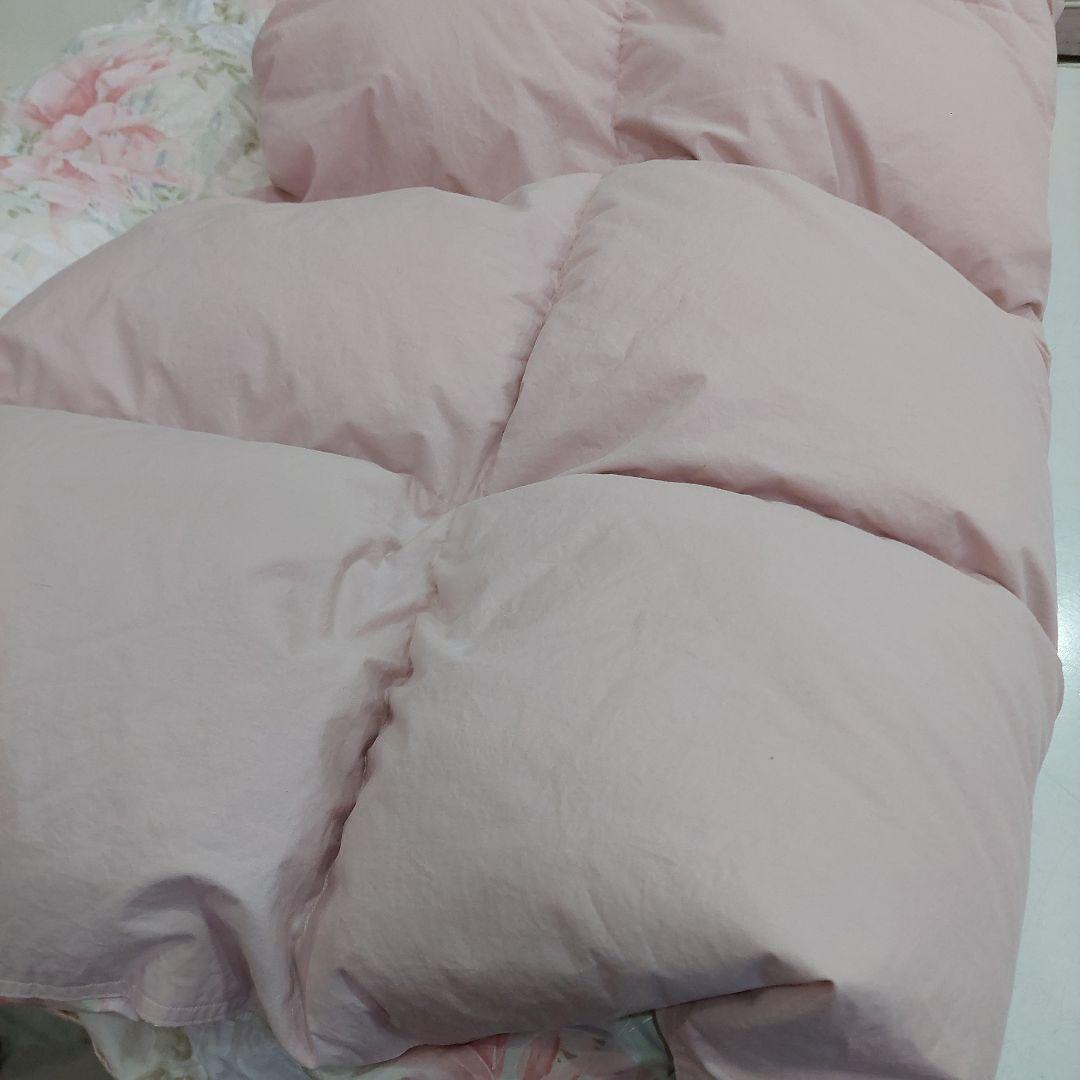 花柄 羽毛掛け布団