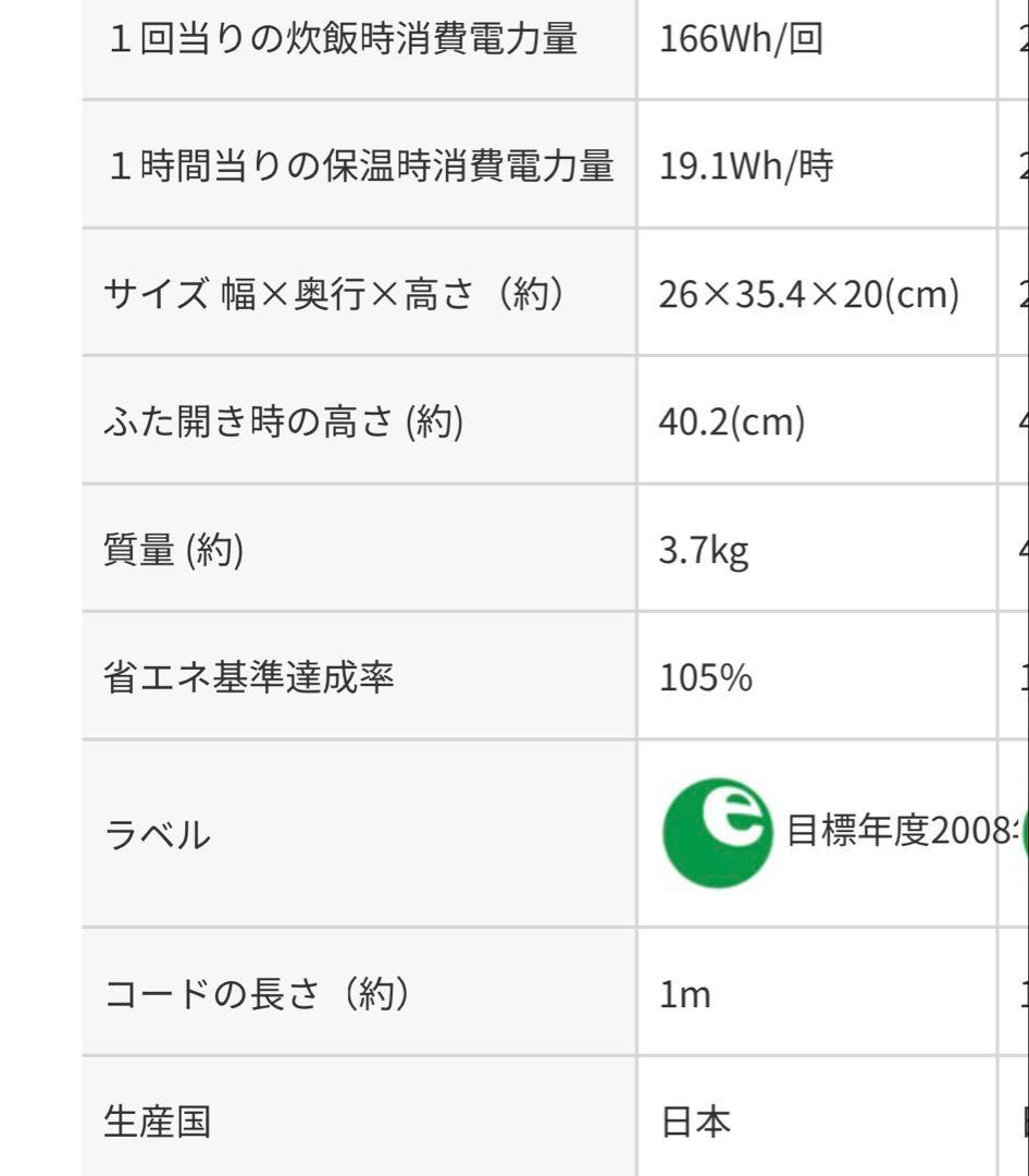 新品未開封！タイガー 炊飯器 IH 5.5合 JPW-D100