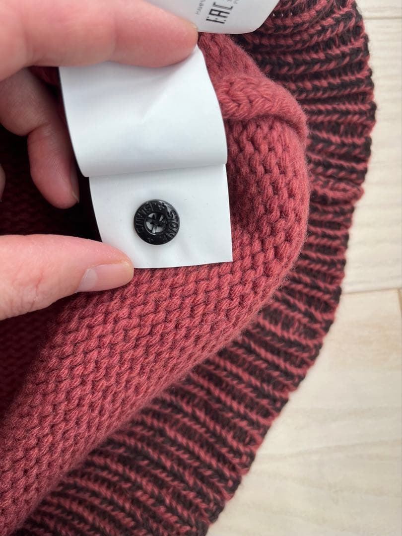 美品　Stone  ケーブル ニットセーター　L