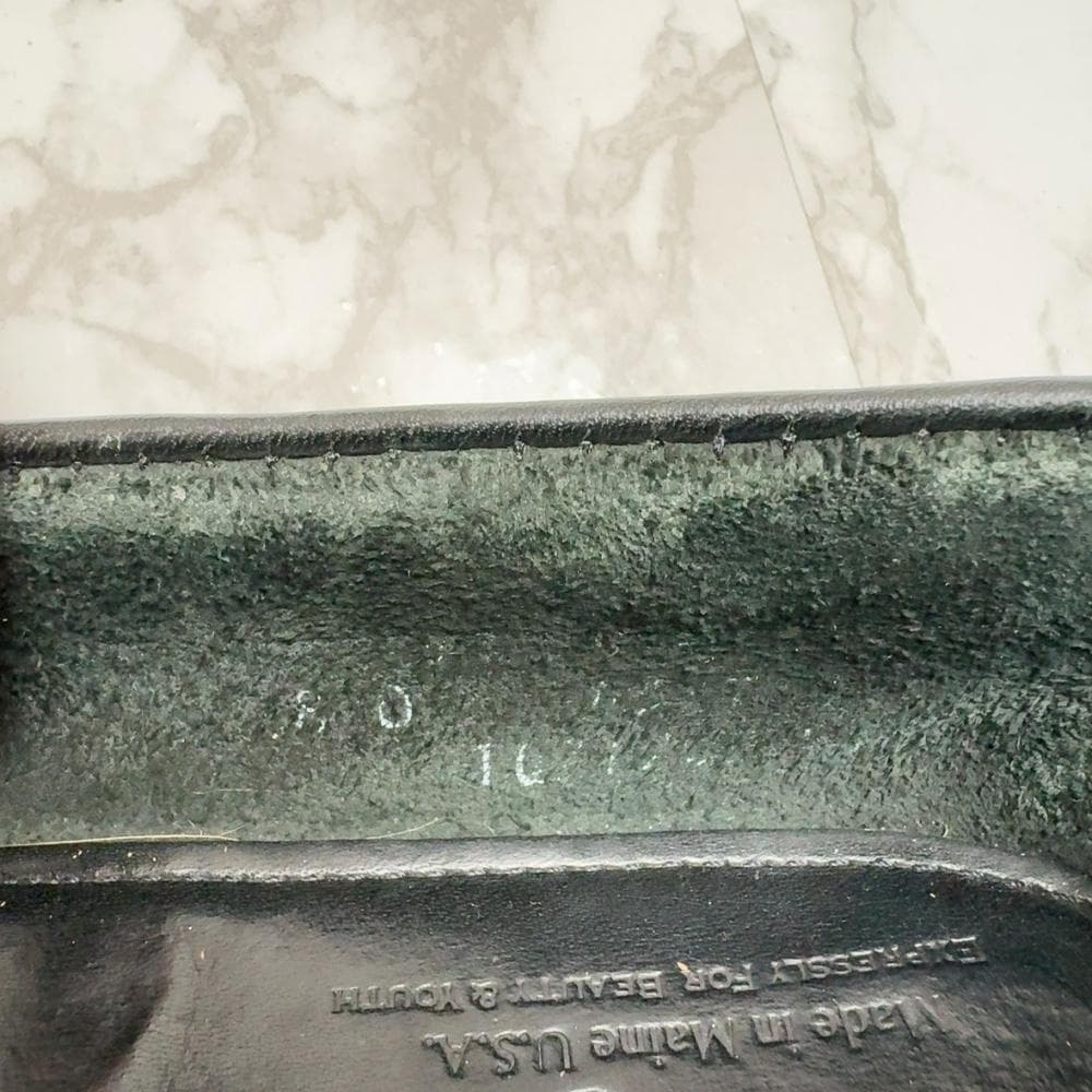 美品 USA製 RANCOURT&Co. タッセルモカシン ブラック 27-28