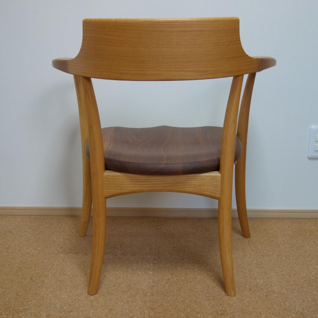 HIDAクレセントアームチェア②メーカー保証 中SG262A　OWA希少ツートン