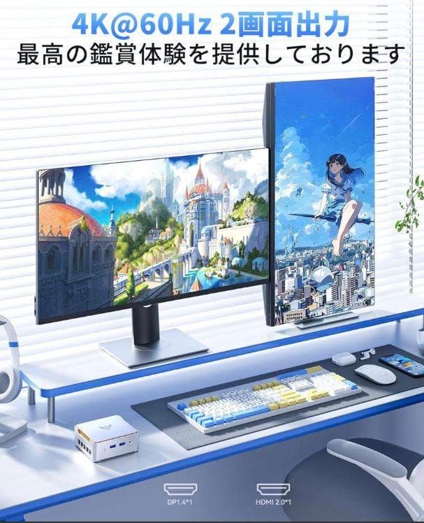 NiPoGi ミニPC N97 Win11 Pro 16GB 256GB