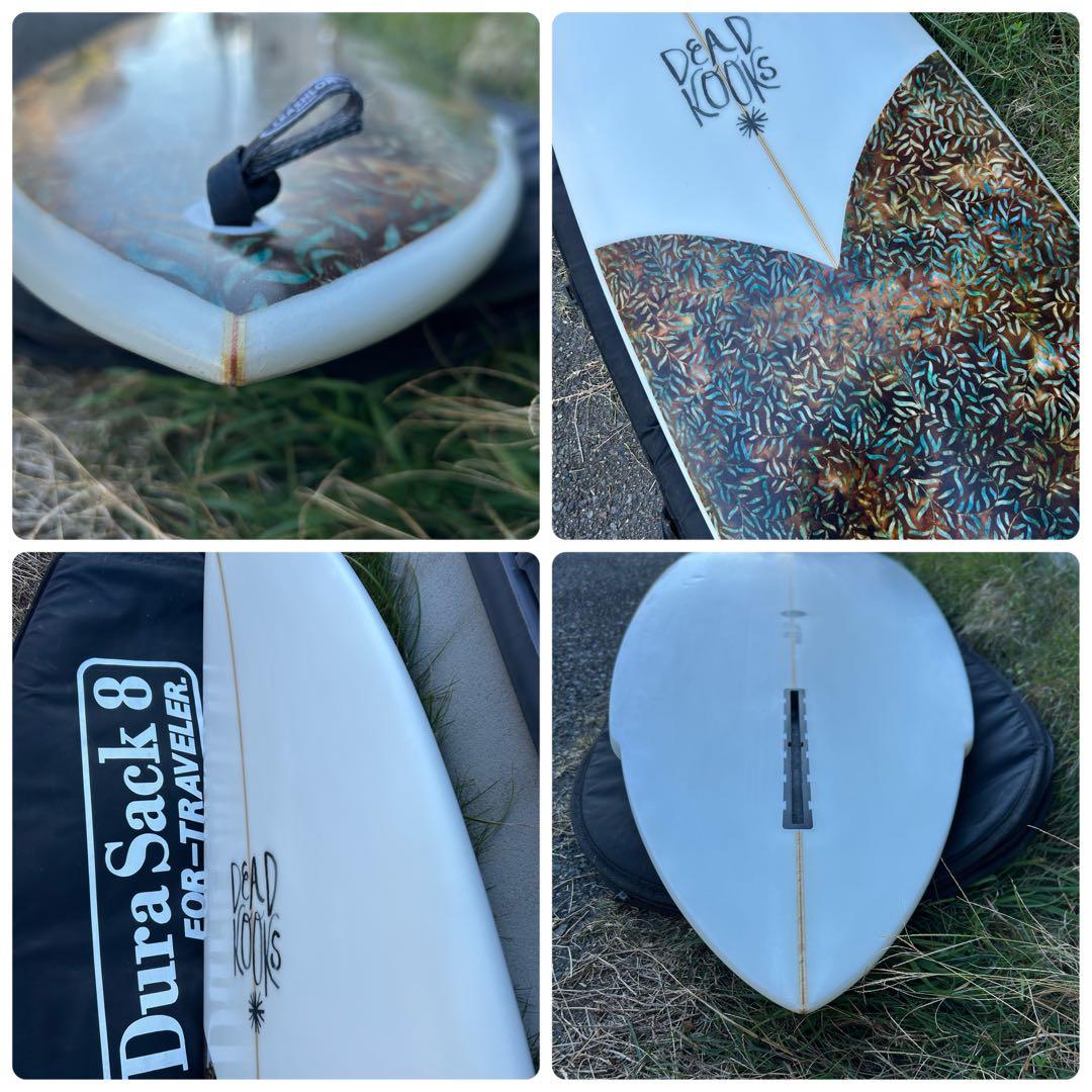 DEADKOOKS HELLHOUND ウィングシングルフィン　6'3.5\"