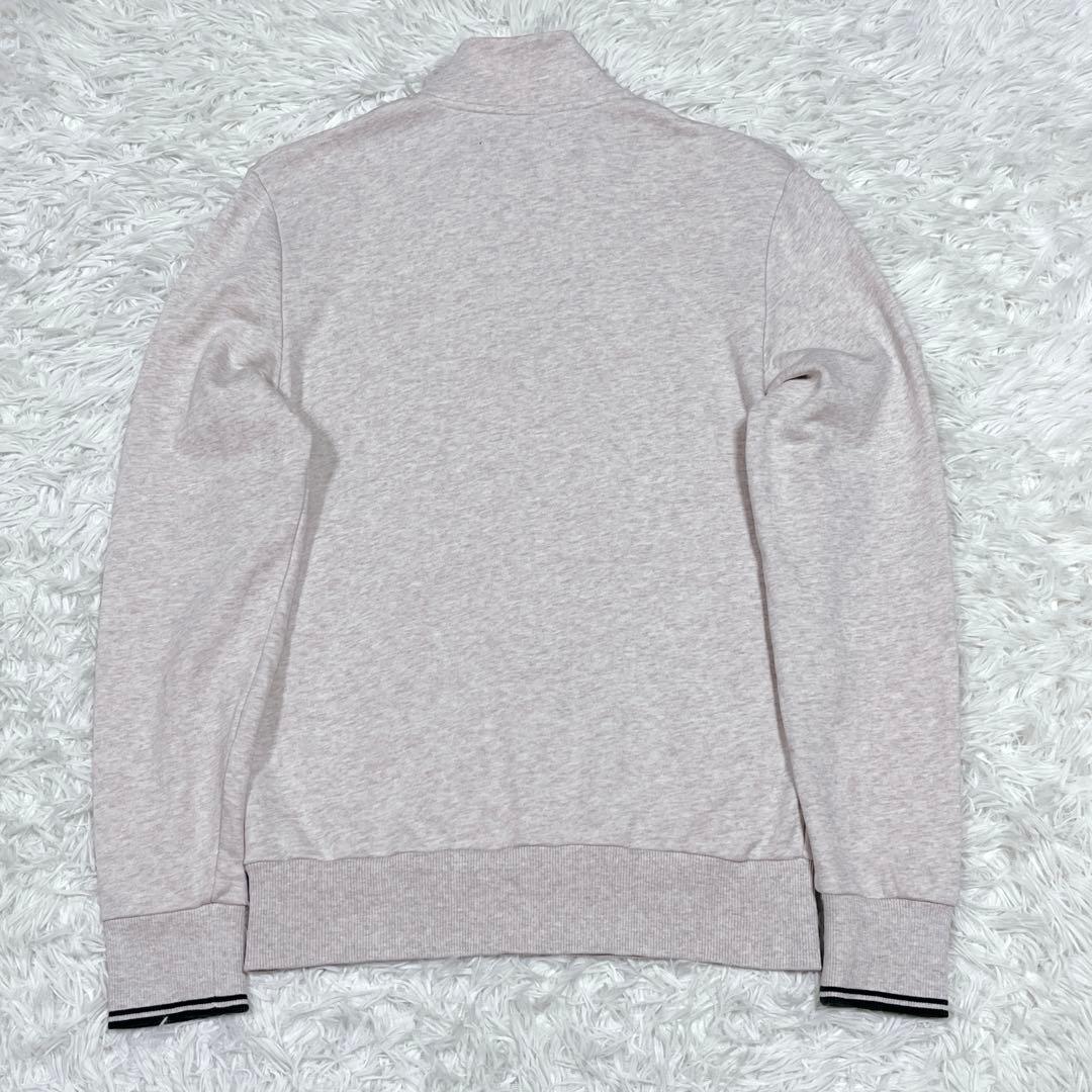 フレッドペリー ハーフジップスウェットトレーナー M3574 ベージュ Sサイズ