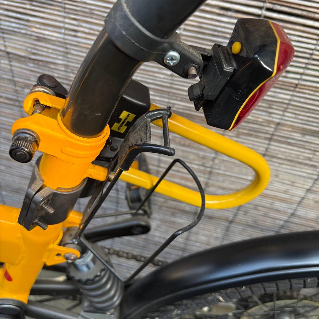 HUMMER 折りたたみ自転車 イエロー　カスタム　20インチ　引取り限定