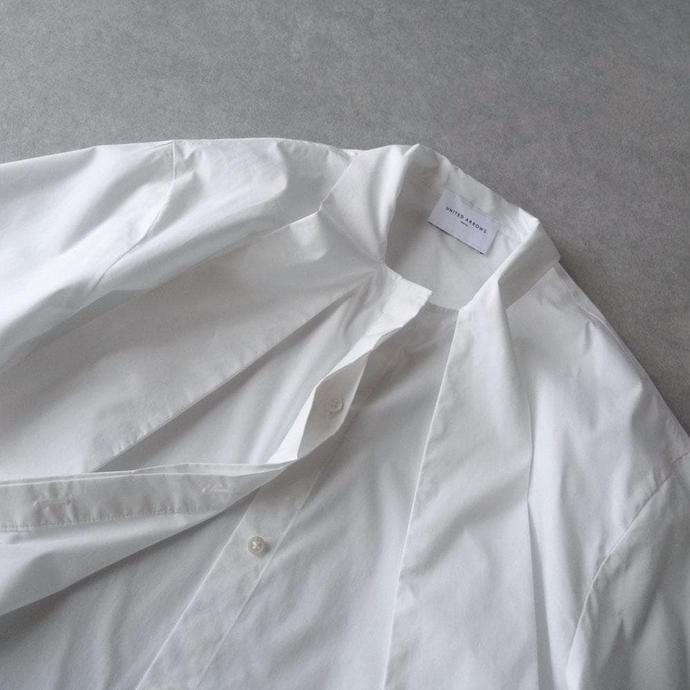 美品 ユナイテッドアローズ TOKYO 2万 ボウタイブラウス ホワイト 520