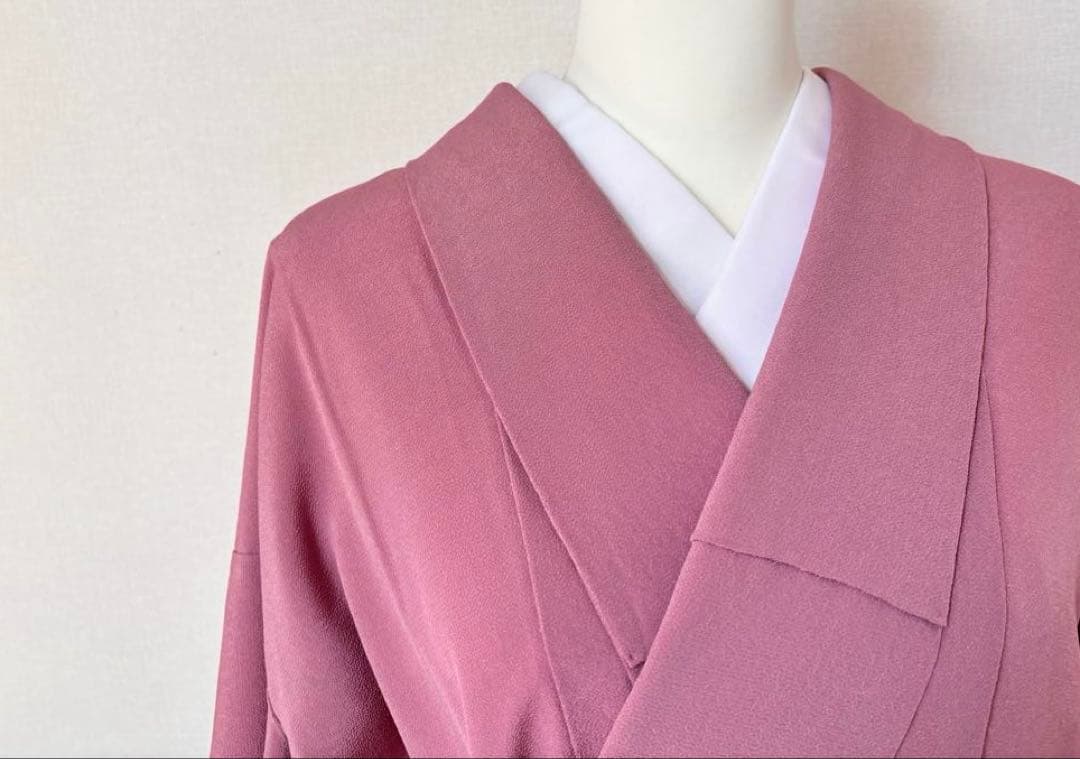 洗える着物　袷　色無地　さんび　東レシルック　156㎝ 2625